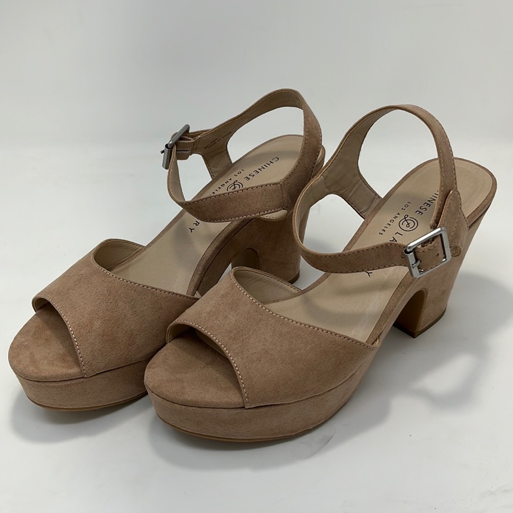New Chinese Laundry Suede Heels 4” heels